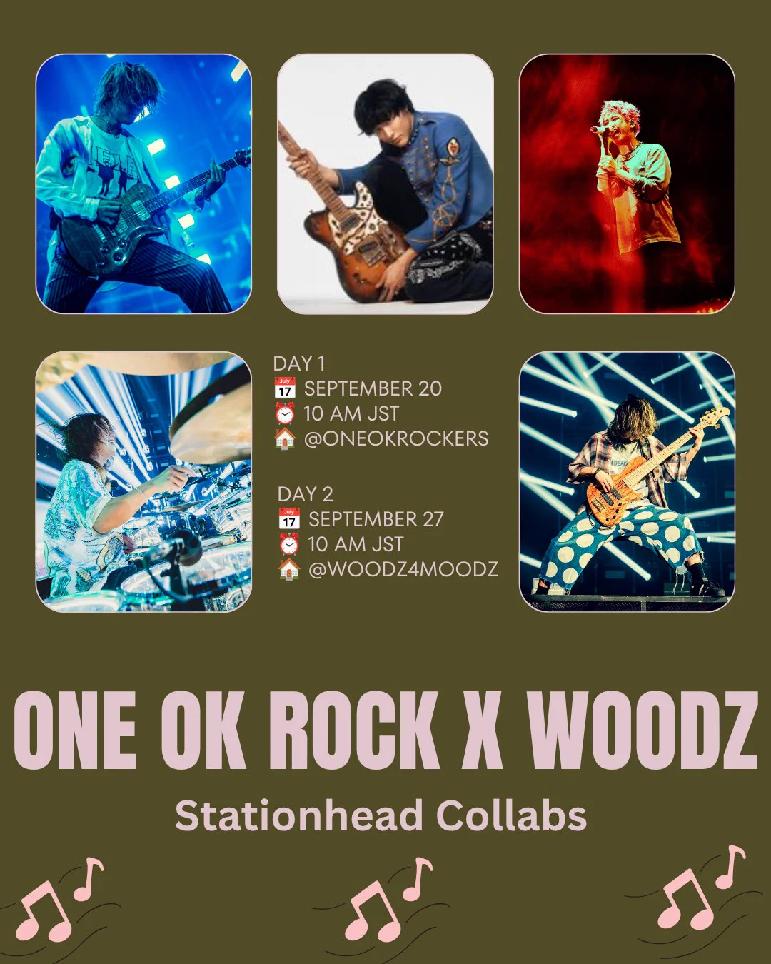 ONE OK ROCKERS STATIONHEAD on X: 