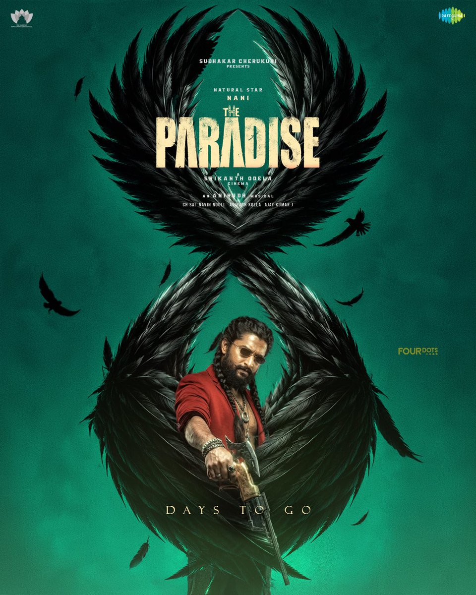 IamDeepRd's tweet photo. 8 DAYS TO GO #TheParadis  🔥🔥

GRAND RELEASE WORLDWIDE ON 24.09.26.

@TheParadiseOffl @nameisnani  @odela_srikanth @sudhakarcheruk5 @anirudhofficial @SLVCinemasOffl https://t.co/ZbiMNf5OvI