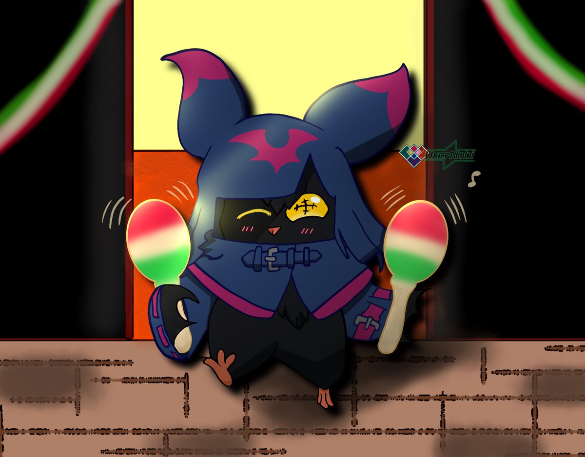 TruePSIUser658's tweet photo. Chiropmon sure loves his maraccas!
Happy Mexican Independence Day! ☺️
VIVA MEXICO 🇲🇽🇲🇽
#Digimon #BEATBREAK #Chiropmon https://t.co/Hik1Rykg5Q
