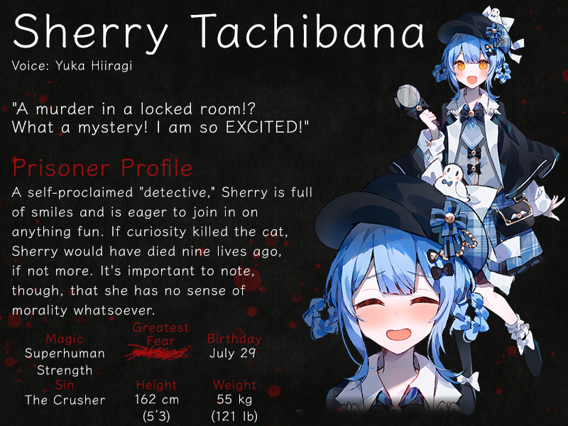 Acacia_X_Global's tweet photo. Prisoner #667 - Sherry Tachibana
We will now disclose further information regarding the subject Sherry Tachibana, a girl who's all smiles all the time. https://t.co/DVOAANFixk