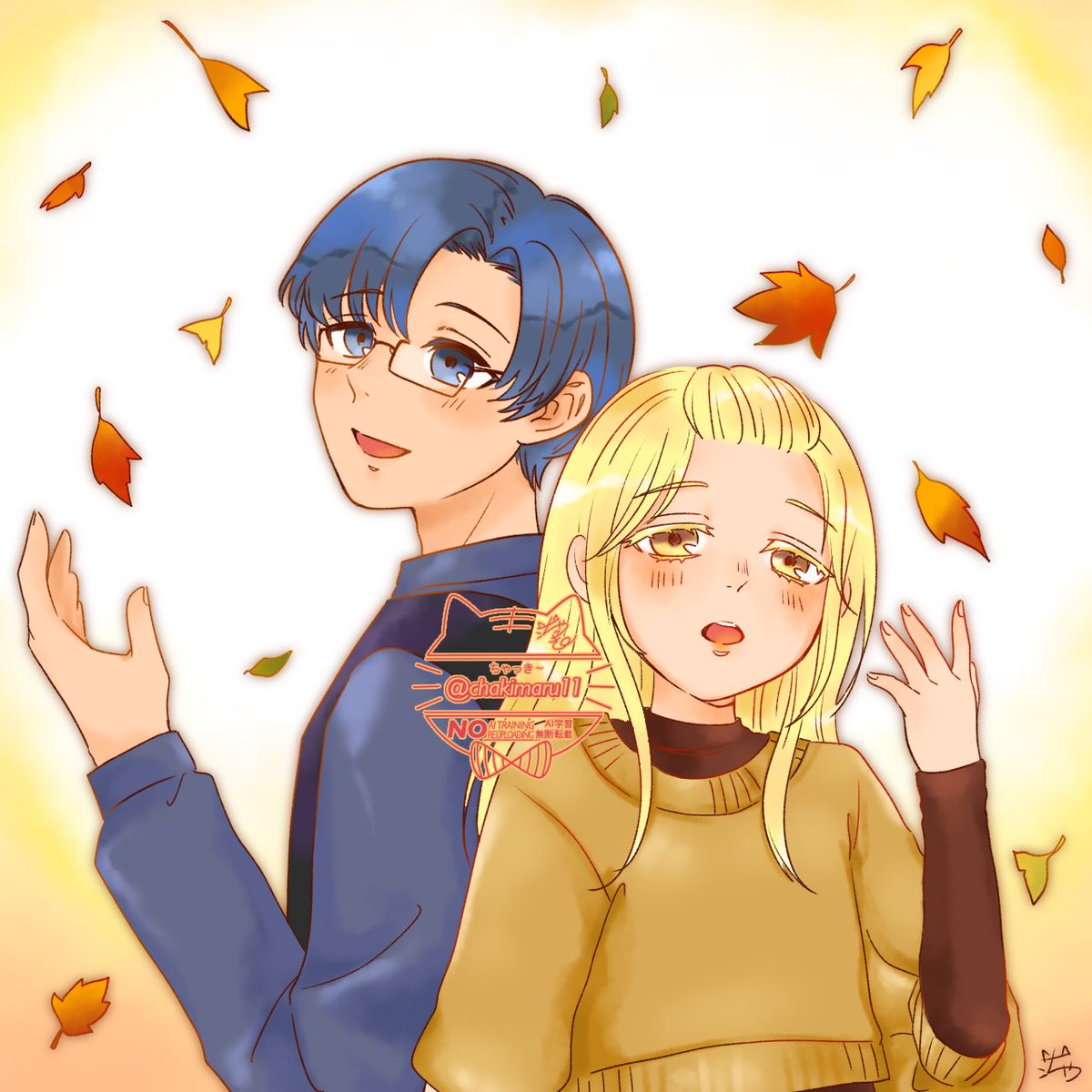 chakimaru11's tweet photo. 秋景色の中で
#oc
#数オリちゃん https://t.co/XkkfEO0Deh