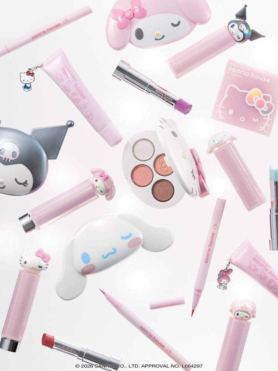 USAGIONLINE's tweet photo. sanrio house cosmetics
Kawaii² Beauty Debut 🪞🪄🎀

sanrio houseから、新しいコスメティクスラインが9月24日(木)にデビューいたします.ᐟ.ᐟ

「カワイイ」だけではなく持つたび、使うたびに気分が上がるコスメをお届けします…🥹💝

🗓9/24 THU 12:00~ 販売開始ᝰ✍🏻.⋆
▶▶ https://t.co/Cbo6NFKDJl