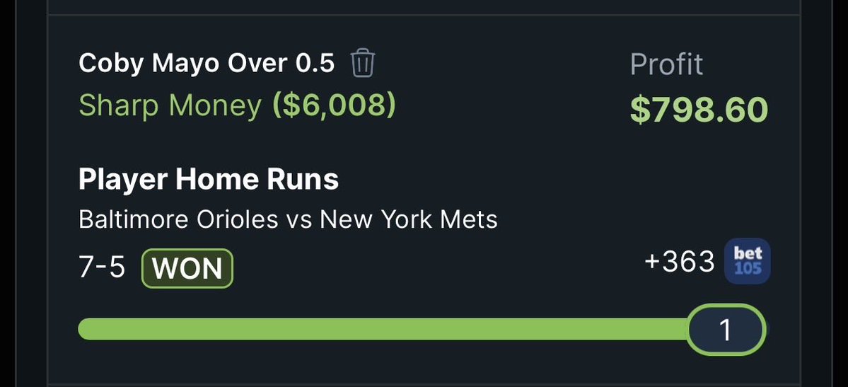notgriegoev's tweet photo. An INSIDE THE PARK HOMER for the cash😭😈😈

Thank you @OddsJam 💪😂 https://t.co/8J4ybwzsE7