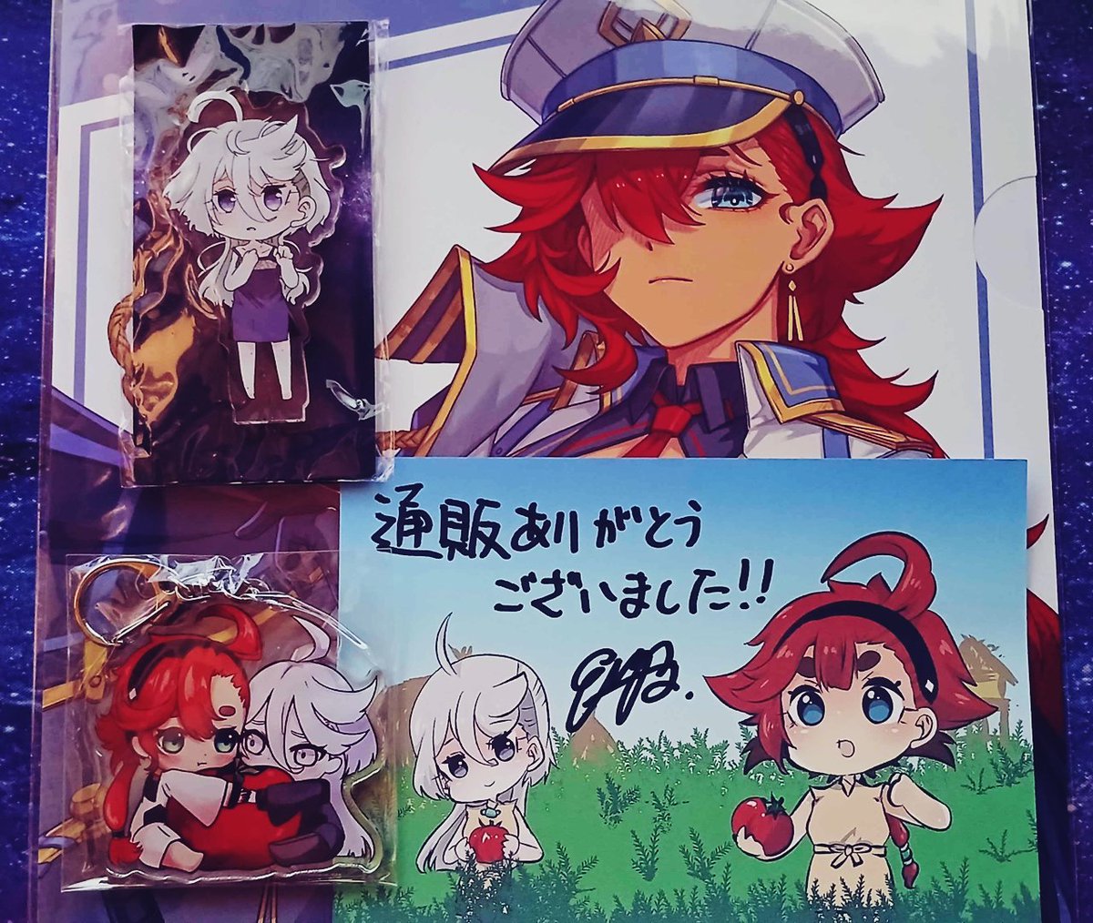 xKs89006's tweet photo. AhhHhH my BOOTH stuff came in! I love supporting SuleMio artists let's goooOoo!! 😭

SuleMio clear file by @Nairobi_song 
https://t.co/oMQBH22g6E

Messy Mio and postcard by @farsia_xvbxd 
https://t.co/OefXrcwCxP

Tomato hug by @toriami_art 
https://t.co/b2rqppdBLS

THANK YOU!🥰 https://t.co/DNothSBVPs