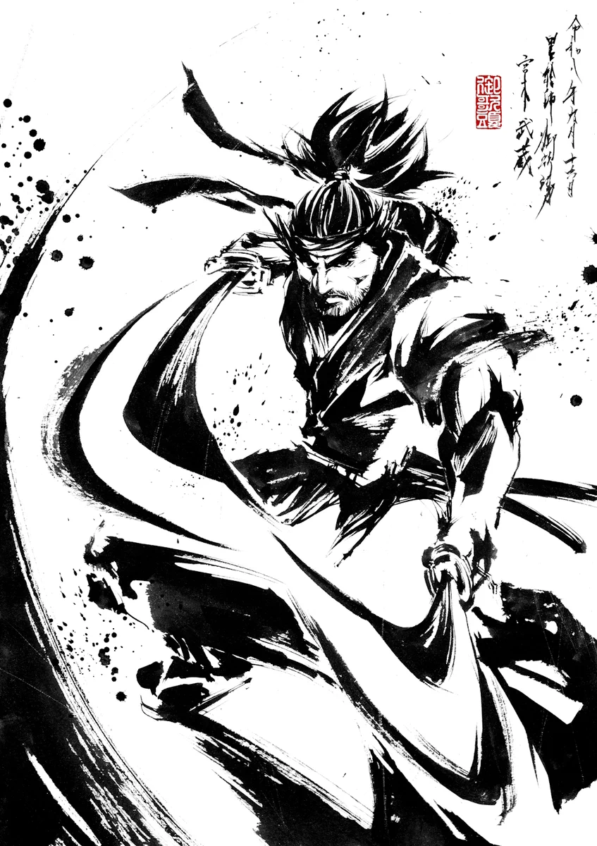 墨絵師 御歌頭【Sumi-E OKAZU】 on X: 