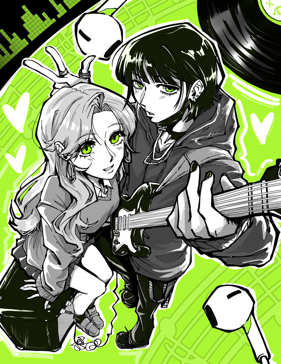 mapledoki's tweet photo. toxic matcha lesbians #mitsuaya #greenyuri https://t.co/l4kBrRtx69