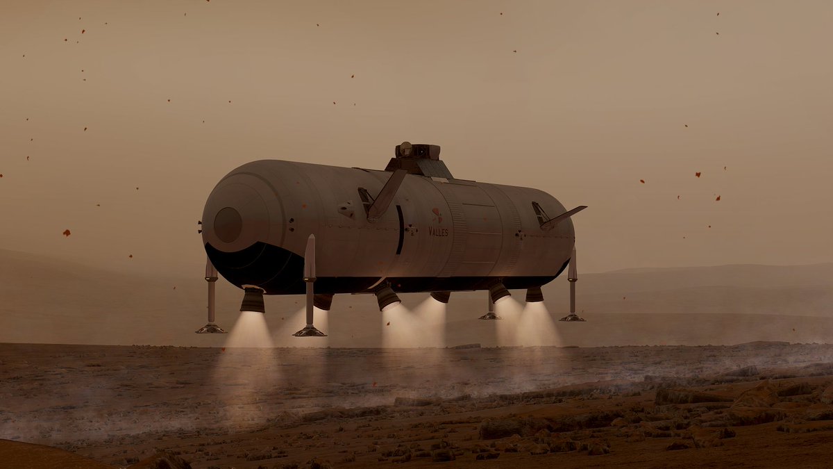 gooseofspace's tweet photo. KSP shenanigans, this is one of my cargo landers named Valles https://t.co/s7Sn1p7OEg