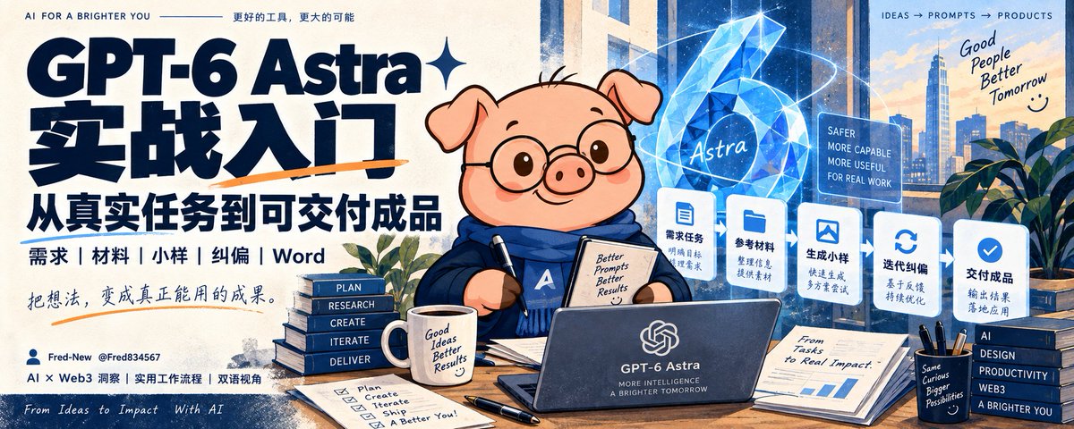 长文实战｜带你入门 GPT-6 Astra，小白直接照着做，从“会聊天”到“能交付”的实操工作流
