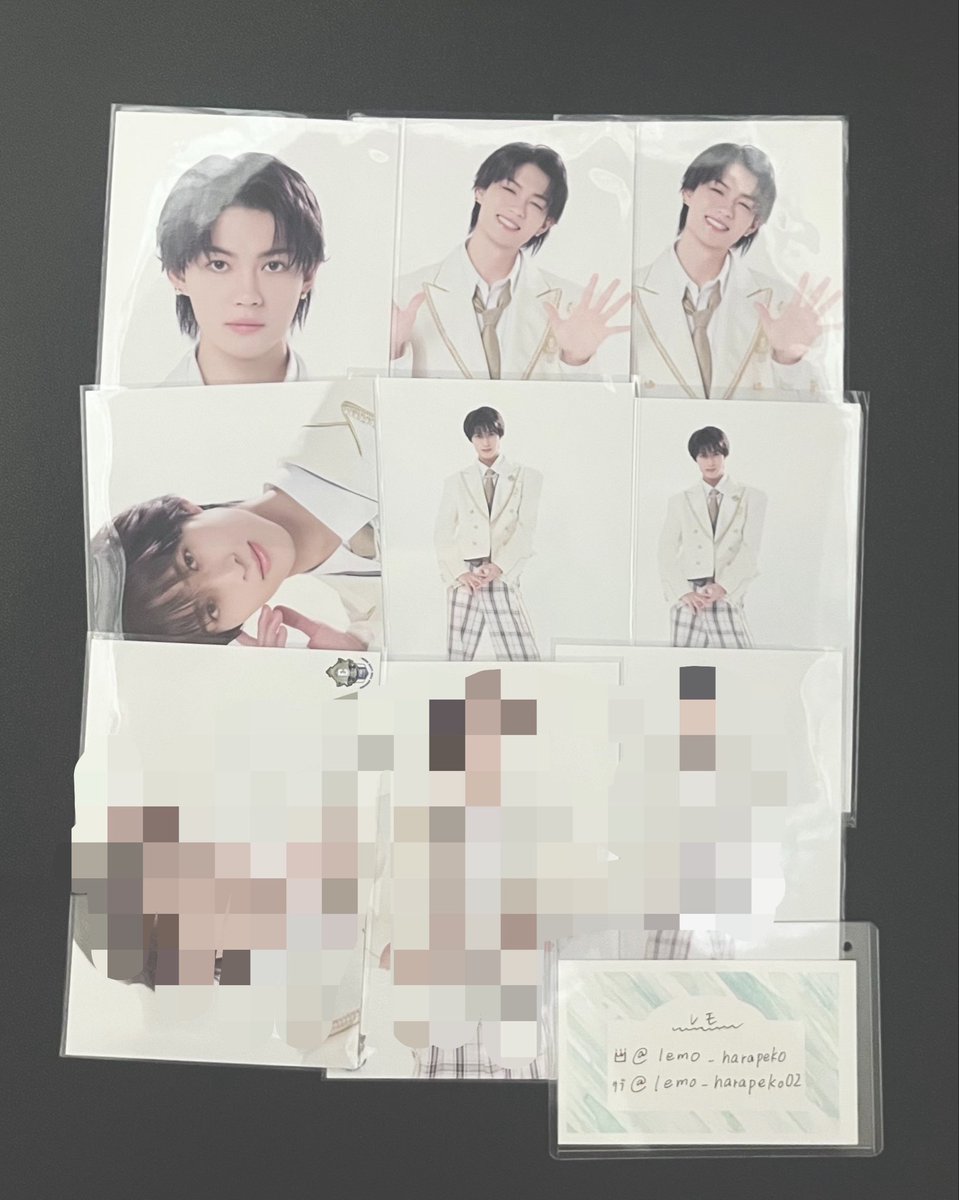 lemo_harapeko02's tweet photo. 【交換】EBiDAN THE LIVE 2026 15th Anniversary 生写真セット M!LK

譲▷画像1枚目（佐野、曽野）
求▷画像2枚目（塩﨑、吉田）

郵送または本日9/16イベント会場手渡しにてお取引いただける方、お心当たりがございましたらお気軽にお声掛けください！ https://t.co/Z3HQ6UVzyk