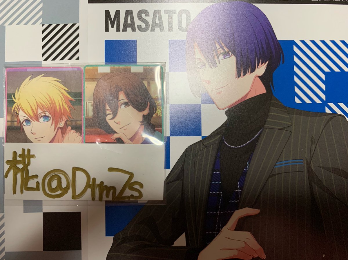DtmZs's tweet photo. @td_st_u 初めましてこんにちは、検索から失礼致します。
当方ジャケ真斗さん所持しているのですが翔と交換は可能でしょうか？郵送希望です、初期不良で細い何かが当たったような跡がありますので難しいかと思いますがご検討頂けますと幸いです。よろしくお願い致します。 https://t.co/KXYgLm510k