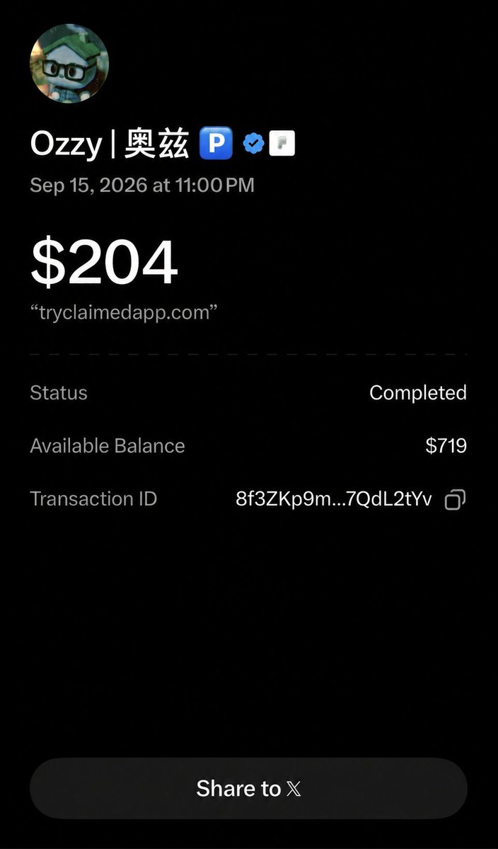 UseClaimed's tweet photo. solana:9wWBURYG5XDa79s1vUTMKispnm4KrXsnvvKgpw2Epump generated $204 for @MEADGod 

Transaction ID: 8f3ZKp9mQx7Vt2Nc0Fp7QdL2tYv https://t.co/gXNFWc6PB1