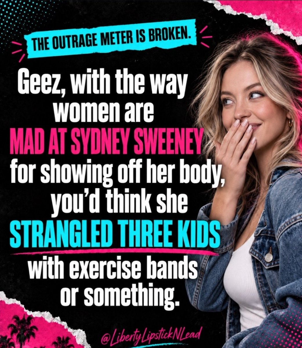 strongbrother1's tweet photo. @sydney_sweeney #IStandWithYou https://t.co/7XsJtbHWbk