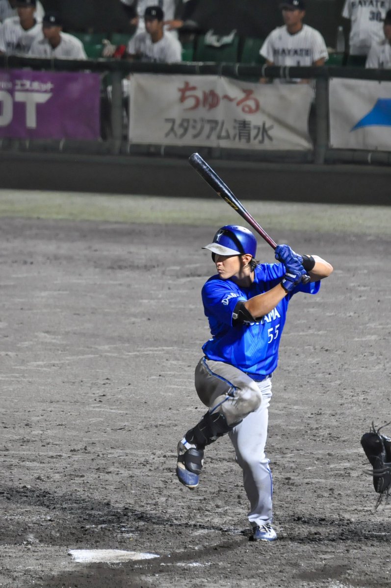 55_s_r__'s tweet photo. ちゅ〜るスタジアム清水　#井上絢登 #baystars https://t.co/jr0WDDr3CG