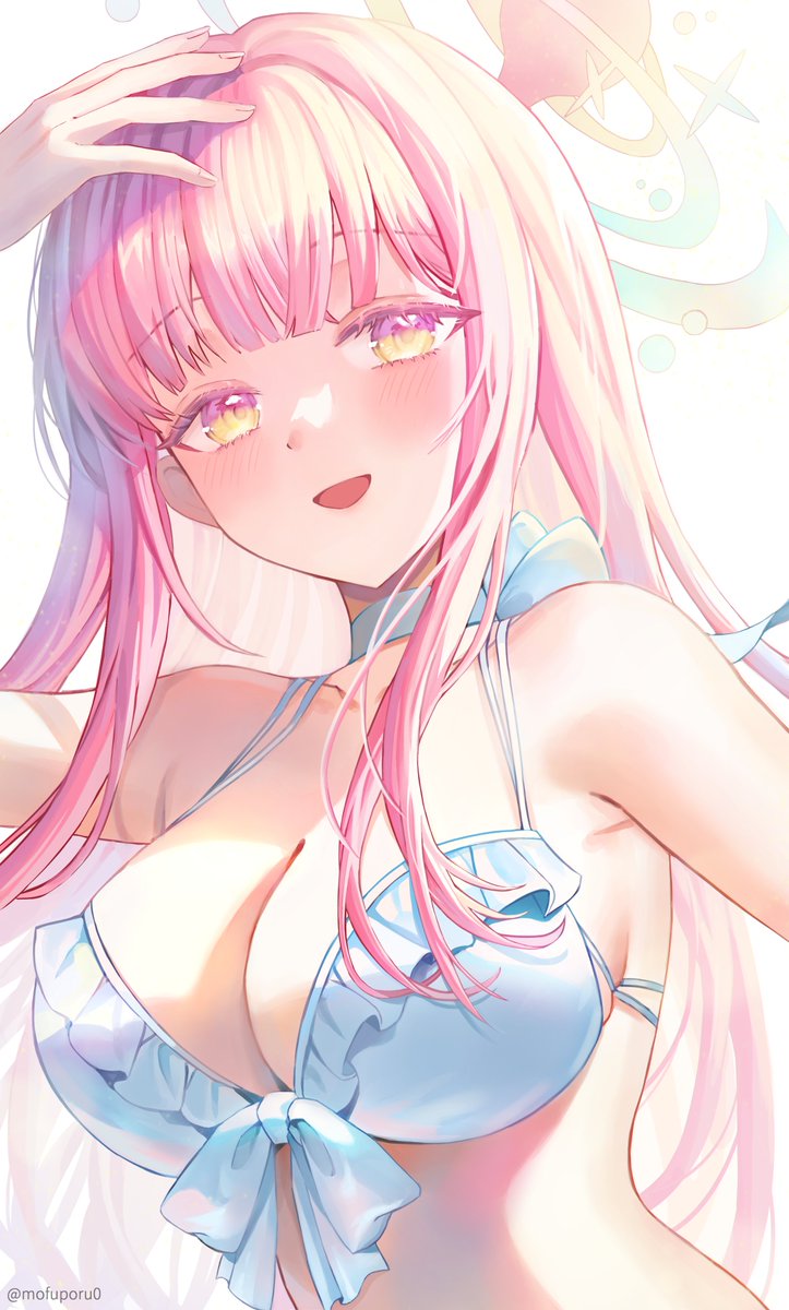 mofuporu0's tweet photo. 水着ミカ🩷🌊
#ブルアカ #BlueArchive #聖園ミカ https://t.co/ahRINb3uzU
