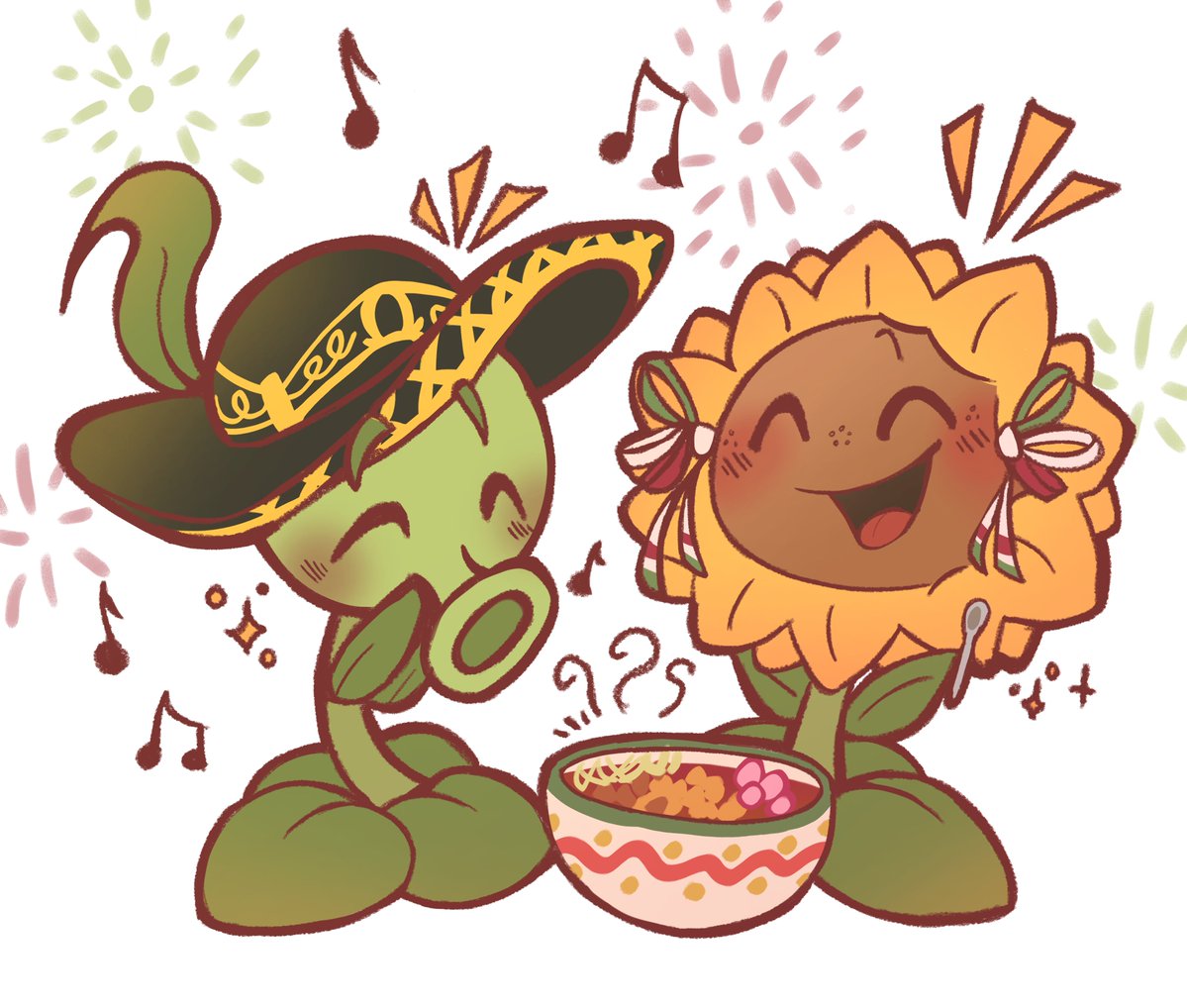 Ow_Yinn's tweet photo. #VivaMéxico #pvz #pvzfanart https://t.co/rNMv1sn77V