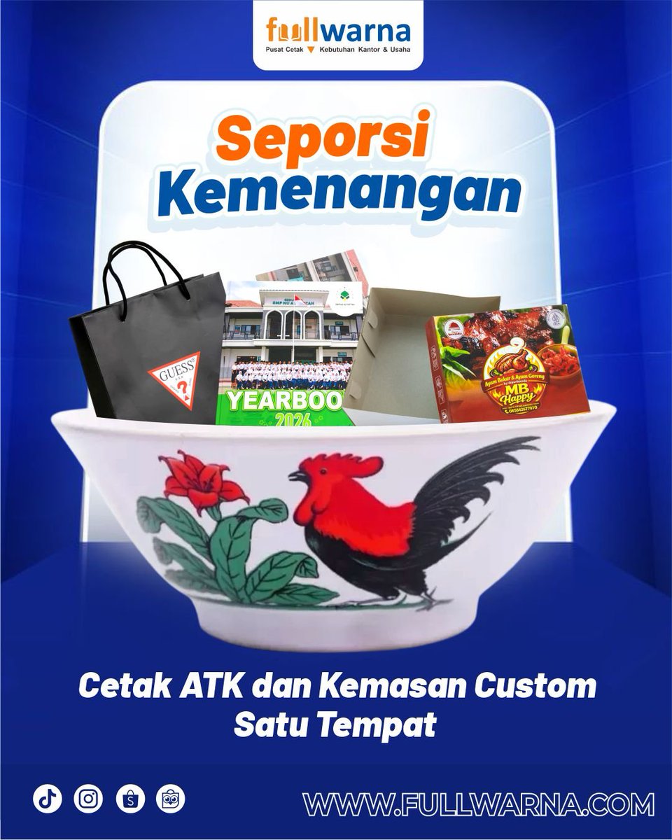 full_warna's tweet photo. Cetak kebutuhan kantor &amp; usahamu di Fullwarna! Kami melayani cetak ATK &amp; kemasan custom untuk berbagai kebutuhan.

Info selengkapnya hubungi:
WhatsApp +62813 2676 5758

#cetakcustom #atk #kemasan #percetakanonline #kebutuhankantor https://t.co/BZscKDz0ho