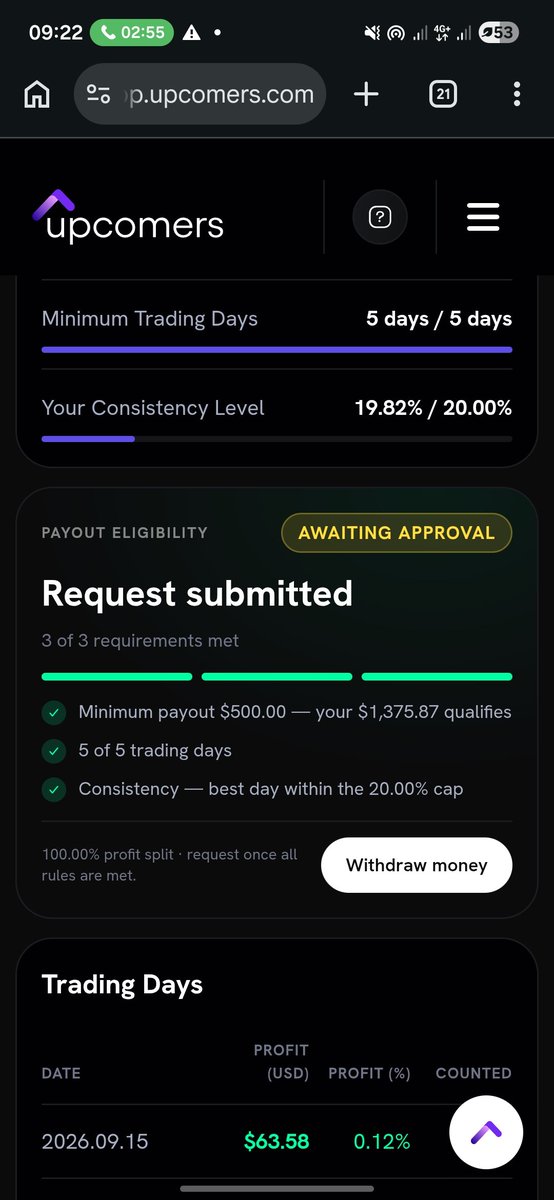 dior_vibe's tweet photo. After all the account you blew, and suddenly you understood that you need to follow all the rules, you do that then boom. Some company called @upcomers_com decide to scam you your payout 💔🚮. Some companies thrive through agony of others. I will never forget this day ever. https://t.co/1wsCMceF6K