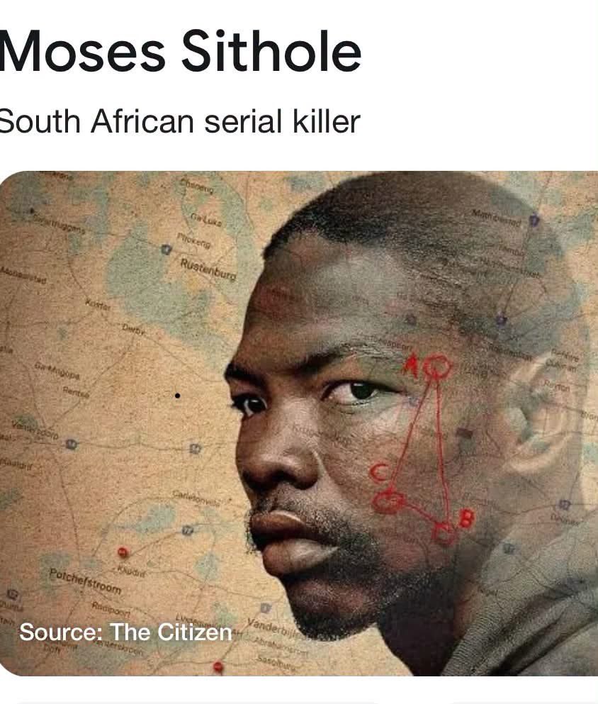 MelloFelicia1's tweet photo. Go read about this man, 

He  killed 38 people and raped 40 women between the years  1994-1995.

What's happening now definitely looks like a copycat series 😢 https://t.co/8zKReB7h0R