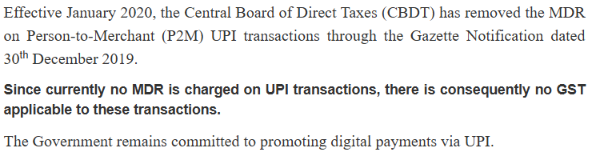 manoj_216's tweet photo. Dear @nsitharaman ,

It was clarified by the government in Apr 2025 that "since currently no MDR is charged on UPI transactions, there is consequently no GST applicable to these transactions."

Since MDR is a reality now, can it be concluded that there will be an additional GST on the MDR fees?

https://t.co/kQsft9Ue1E