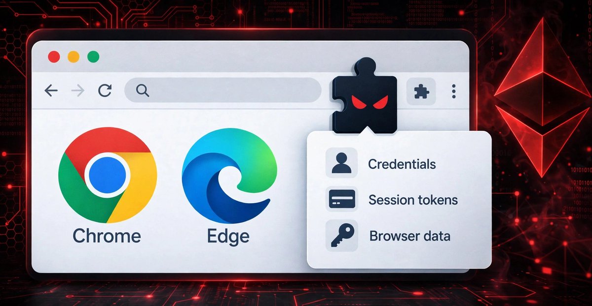 OffensiveLab's tweet photo. Cybersecurity researchers have shed light on a previously undocumented Brazilian banking malware operation that delivers a toolkit called KREMLIN.

Elastic Security Labs is tracking the activity under the moniker REF9334. Active since at least May 2025, the threat actor has used lures that impersonate a dozen Brazilian banks and install a malicious browser extension on Google Chrome and Microsoft Edge.

"The KREMLIN malware ecosystem employs multi-stage JavaScript loaders, custom C++ installers, and malicious browser extensions to steal credentials, session tokens, and sensitive data," security researchers Cyril François and Andrew Pease said in a technical report shared with The Hacker News.

"Malicious browser extensions bypass Chromium integrity mechanisms by manipulating Secure Preferences and regenerating required HMACs, and App-Bound encrypted hashes."

A defining aspect of the operation is the use of blockchain to conceal the threat actor-controlled infrastructure, leveraging Ethereum smart contracts as dead drop resolvers to dynamically update command-and-control (C2) endpoints and payload hosting locations so that it cannot be disrupted.

The starting point of the KREMLIN is a JavaScript file that masquerades as a banking, invoice, or company document and is manually executed by the victim. In doing so, it leads to the execution of a multi-stage loader that only proceeds if it's not running within a sandbox or virtual machine, downloading and installing additional payloads before launching the next stage.