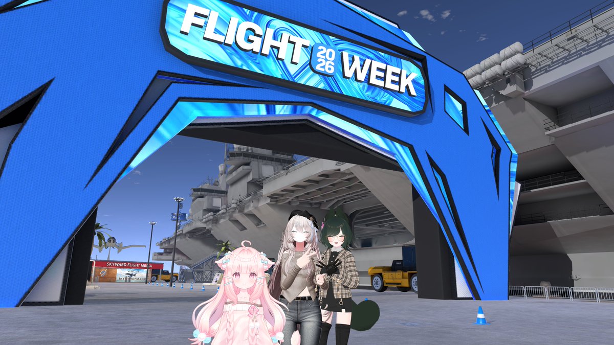 hr31337_vrc's tweet photo. Hubワールド見てきました〜 #FlightWeek2026 https://t.co/lL46quvMBY