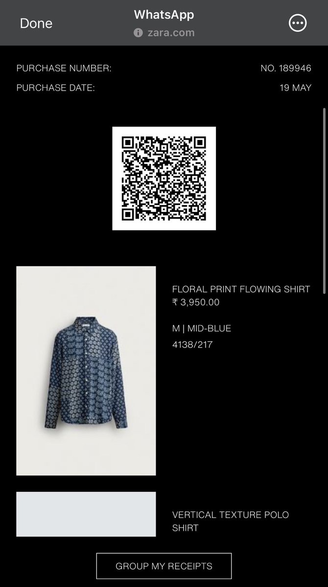 PraShank_LLB's tweet photo. @ZARA - Bought a shirt in Mumbai, and it literally tore apart at the chest and sleeves the first time I put it on. Customer support bots refusing to help. This is shocking, given this is a manufacturing defect- can be spotted easily upon inspection! Could someone please help out? https://t.co/J5YhVSLLPB