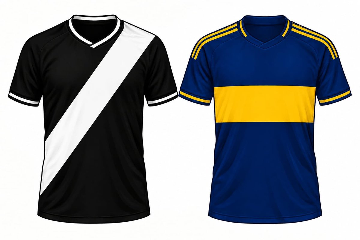 Noitedecopa's tweet photo. Aquelas camisas que, mesmo sem o símbolo, você sabe de quem se trata por serem tão icônicas...

A semifinal da Sul-Americana será HISTÓRICA! 🔥 https://t.co/4DmzlWLoZH