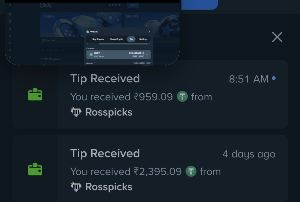 cryptosreenee's tweet photo. Another $10 tip! 🥹🔥 Feeling the love again! Huge shoutout to @RossPicks @demize21  — you guys always make the stream/community special ❤️🙌 Appreciate every bit of support! 💰🎰

@StakeEddie
@Stake https://t.co/2vhqWRUCJp