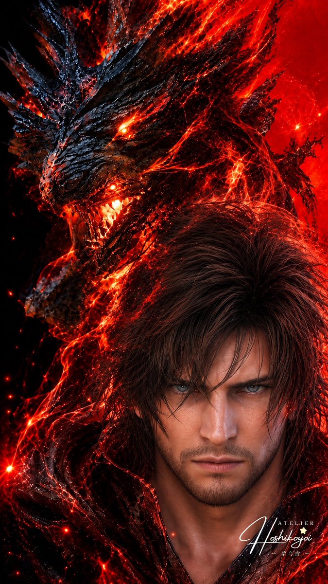 Hoshikoyoi_At's tweet photo. クライヴ × ジル × ジョシュア × シド

FF16といえば召喚獣⚔️🛡
というわけで 今回はこんなデザインにしてみたよ🎨ᝰ✍🏻

みんなは誰が好き？
わたしはここにはいないけどバルナバス!! 
そのうち残りの4人もご紹介するね·͜·🍀*゜

 #ATELIER星今宵 
 #FF16 
 #FINALFANTASYXVI https://t.co/U8KmWoLLne