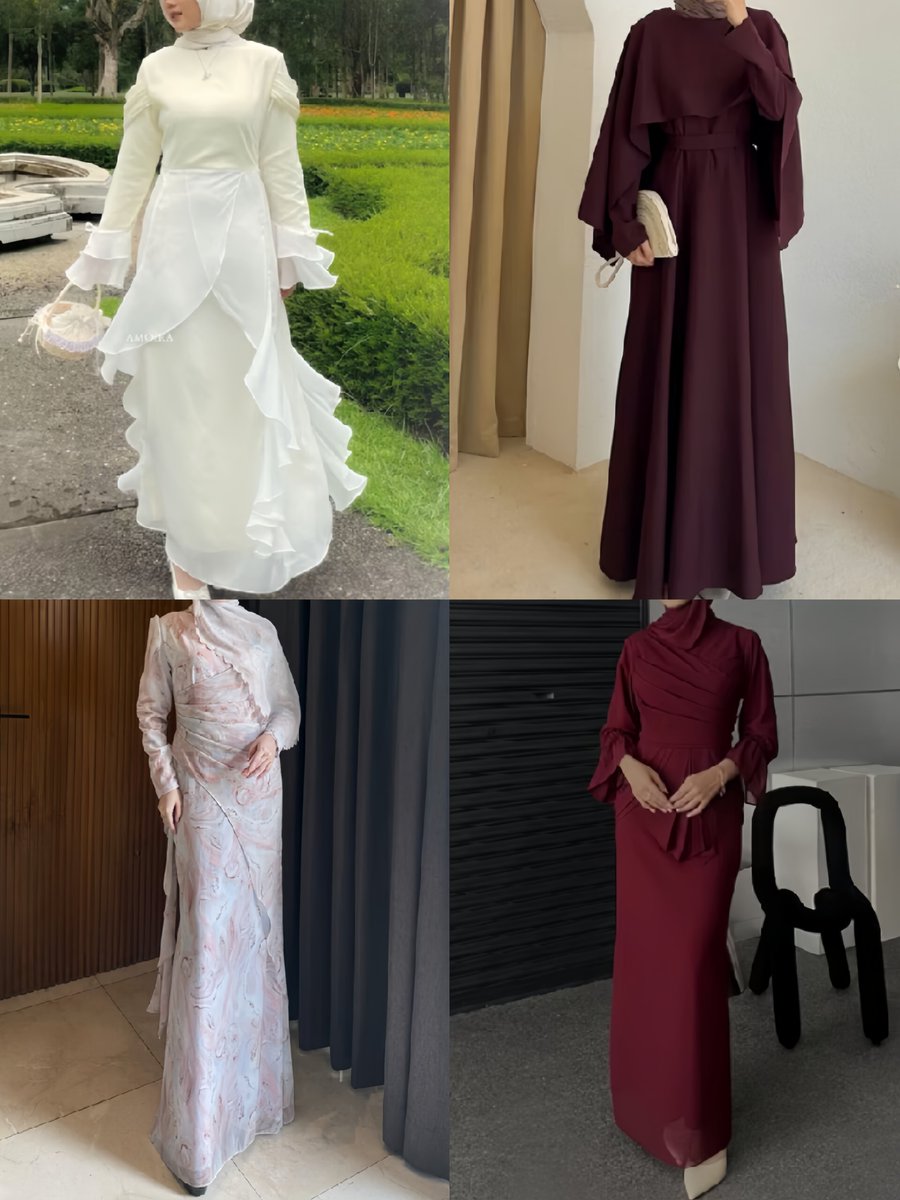 sishysyahnanda's tweet photo. ✨ DRESS PESTA YANG HIJAB FRIENDLY??? ✨

buat yang tiap ada undangan langsung mikir
“pakai apa ya… yang cantik tapi tetep sopan?” 😭 

🎀 cocok buat kondangan / wedding / engagement
✨ tinggal styling hijab + heels, udah kelihatan niat

aku drop di bawah ↓ https://t.co/FvA5Acf9qb