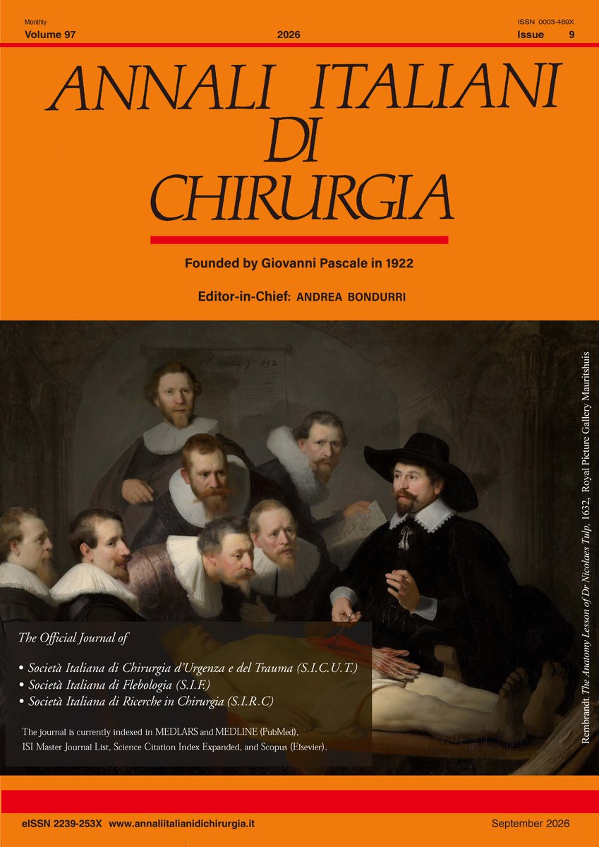 AIC1922's tweet photo. 📢 New Issue Released!   

We are pleased to announce that Vol. 97, Issue 9 of Annali Italiani di Chirurgia is now available online! 

📖 Read the new issue here: https://t.co/CJFvEwdkUz
#AnnaliItalianidiChirurgia #Surgery #SurgicalResearch #ClinicalResearch https://t.co/bi0eu4g4cV