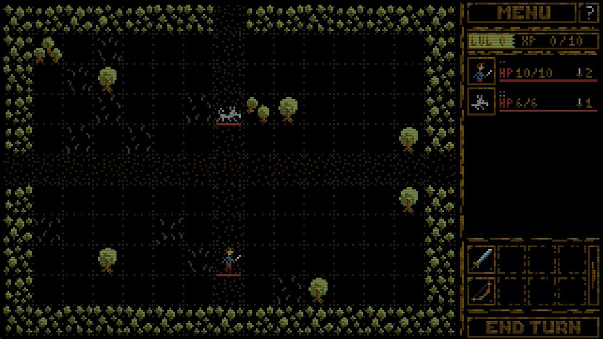 roguetemple's tweet photo. The Second Roguetemple's Fortnight is over! Enjoy 24 new #turnbased #roguelikes made through 2 weeks! https://t.co/psj1FOHORr https://t.co/wo81U0wyRp