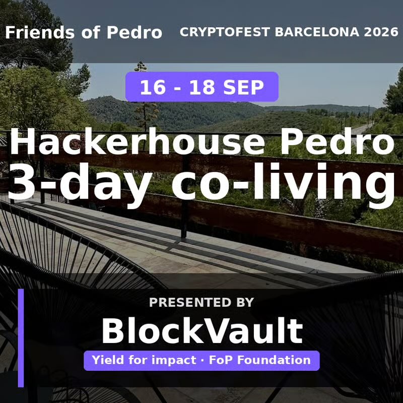 Genzio's tweet photo. Genzio is in Barcelona! 🇪🇸

We’ll be at Hackerhouse Pedro with Yellow during Cryptofest Barcelona, Sept 16–18.

If you’re in Barcelona, come say hi to the Genzio team 👋

Learn more &amp; register⁠: https://t.co/jtglya86FM https://t.co/KSRqcplGh2