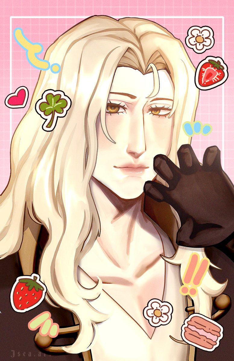 jsea_art's tweet photo. Sypha, Trevor, and Alucard. but make them cute 🍓🍀

#castlevania https://t.co/uikdwffjMH