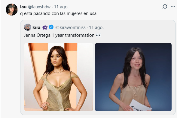 JeiviMetal's tweet photo. @lauxshdw si, por que tu no lo viste verdad? ah pero si se puede cuando se trata de su peso? cual es la diferencia entre estar flaca o ser cabezón? https://t.co/6PTDBiD1Z2