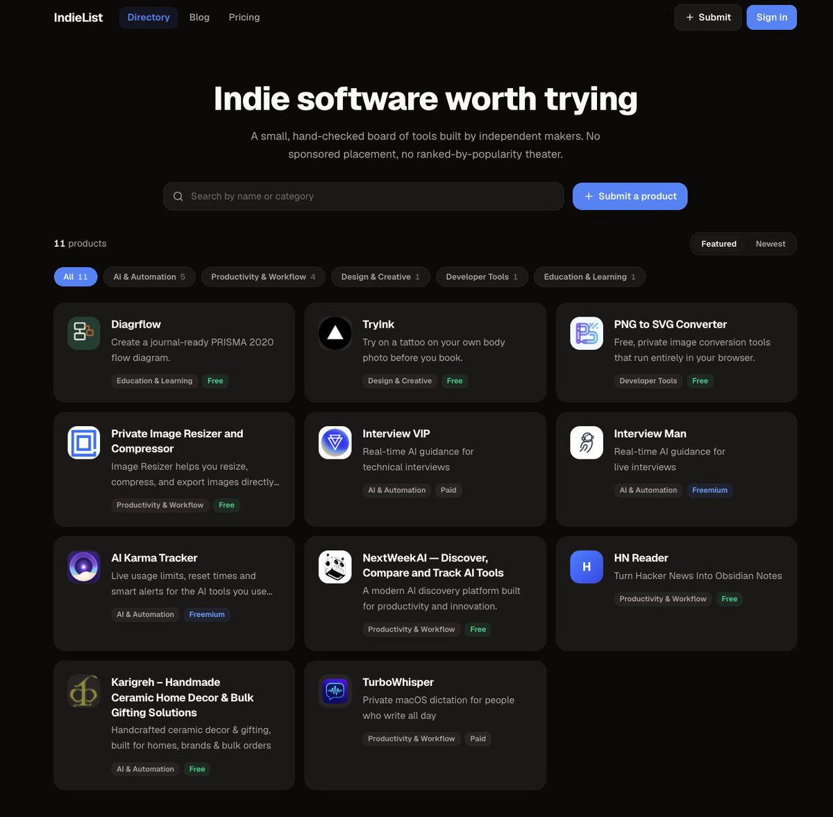 001AFO's tweet photo. you can list your saas at https://t.co/BRQo7uc7zo for backlinks. 

Improvements coming soon! https://t.co/HAjag7YmsH