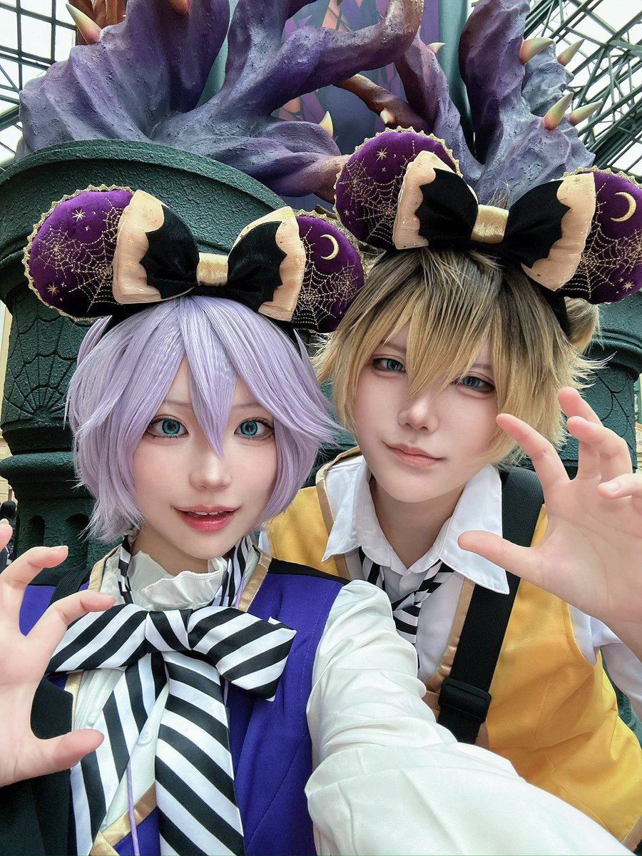 tantanfuru's tweet photo. 🦁不在のﾏｼﾞﾌﾄ部〜！

 #Dハロツイステ
 #Dハロ仮装2026 https://t.co/LZpKpEPzJh