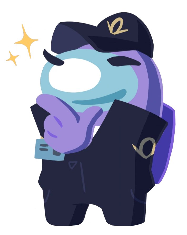 InkyChip's tweet photo. Would people agree with me if I said that I think Guard is really pretty? Would that be the right word to describe it?? I mean Like, they’re incredibly pleasing to look at. Very charming. I like their style and everything. #amongusonguard #amongusstory #amongusstoryonguard https://t.co/yudHaMm6gp