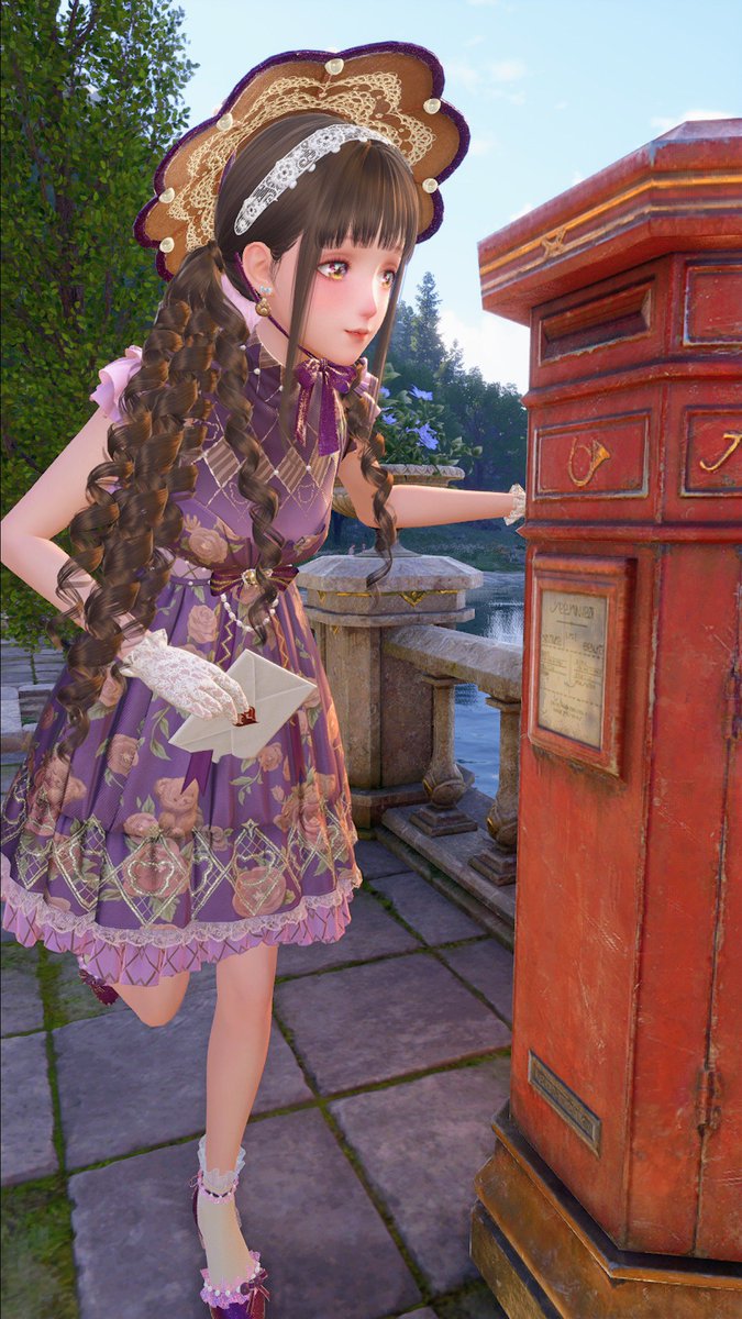 leebitohannie's tweet photo. Kinda slow-going in Nikki right now so I took the photoshoot as a chance to revisit some favorite places. I think she is so cute!🐻 https://t.co/ujbotV4Hvp