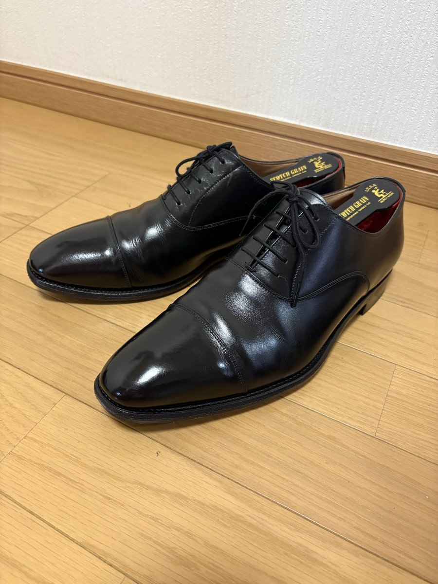 taka___2002's tweet photo. おはようございます。
今日は仕事アポ流れたので完全休日からのプレメンテ

相手方がどんな人であろうと対応できる革靴達🫡
いい革なのでビッカビカに光ってくれます✨
ここまで雨降るともう一足雨用欲しい https://t.co/0FU3Bk5oTq