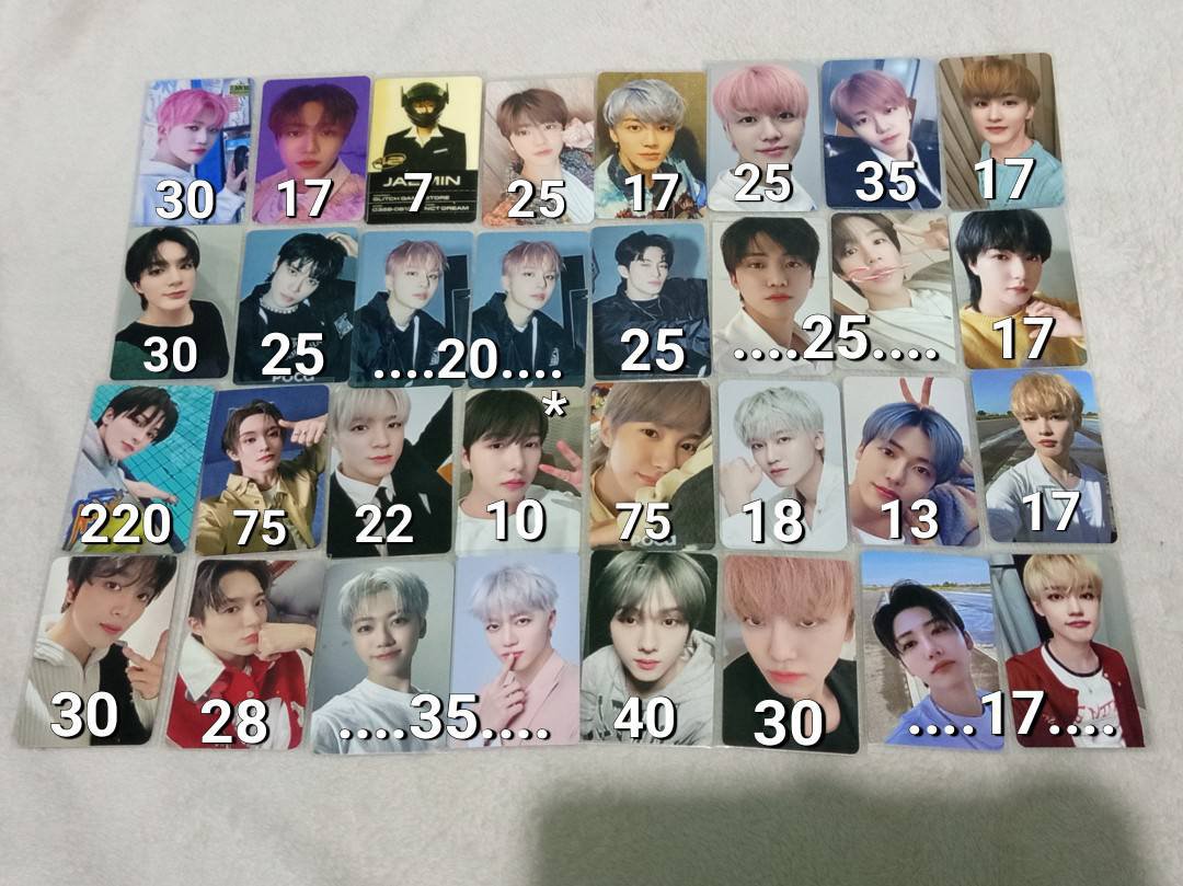 masonisaur's tweet photo. want to sell aab nct
- splitpay, co oyen
- tangerang 
mt after dm

wts wtb jaemin jeno mark renjun chenle haechan jisung jungwoo jaehyun mingyu wonwoo jeonghan riku giselle aespa nct dream 127 seventeen kolbuk
#zonauang #wts #neobuy https://t.co/GMmVxhwMBe