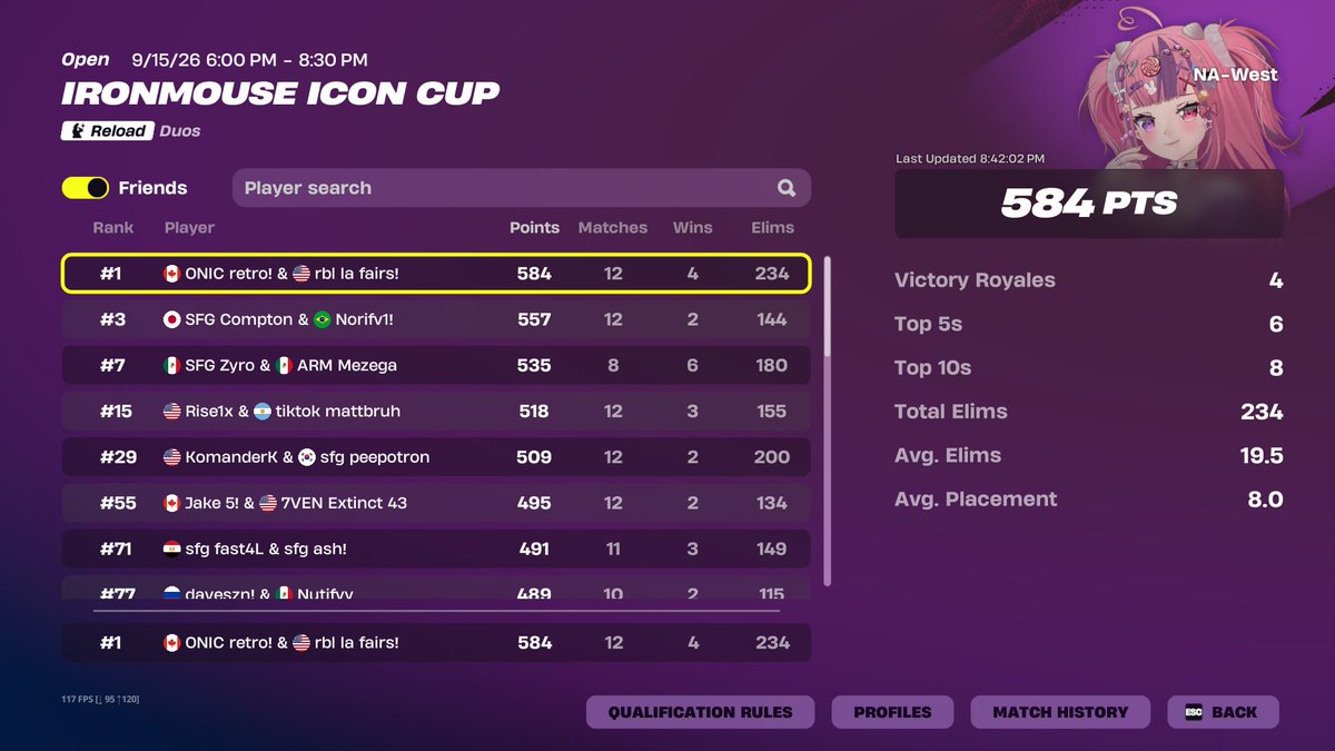 beanfn16's tweet photo. 🥇most kills @retrokbm @ironmouse https://t.co/aa5w9aYNEP