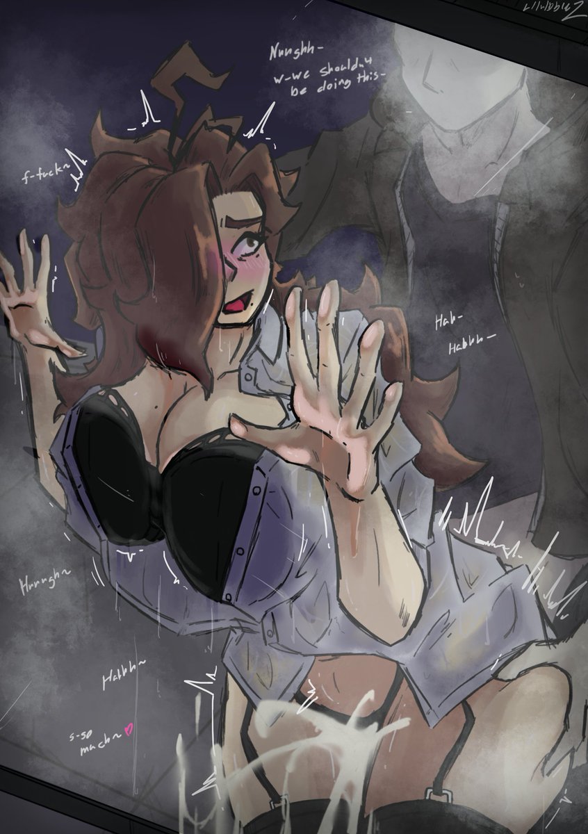 LilnibblezDark's tweet photo. Really nice character and wanted an excuse to try doing fogged up glass https://t.co/1Pv2Q3Tu7f