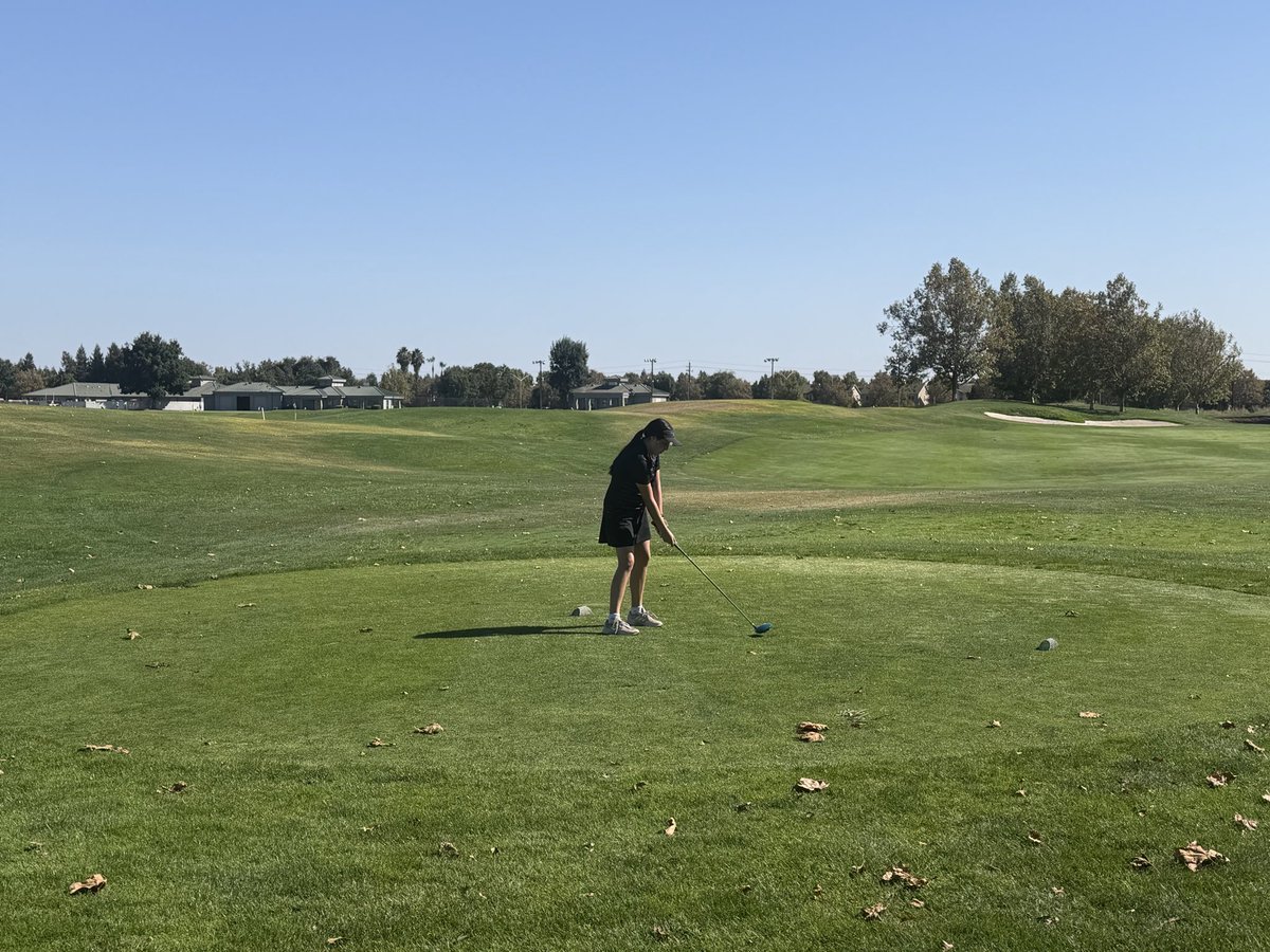 BCHSGirlsGolf's tweet photo. Bruins open up SJAA play with wins over Chavez and Edison today at The Reserve.  Bear Creek senior Kaitlyn Davis with today’s low round of 54.  Marley Rios with a career low of 58.  

We are back in action tomorrow morning in an 18 hole SJAA mid season tournament at Swenson Park. https://t.co/Xnmftq9gGh