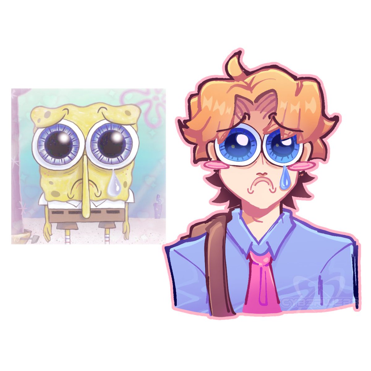 CYB3RWEBB's tweet photo. doodle i did in class bc i was suffering (i wanted to go home)
#fnf https://t.co/SW3Aujw2Q2