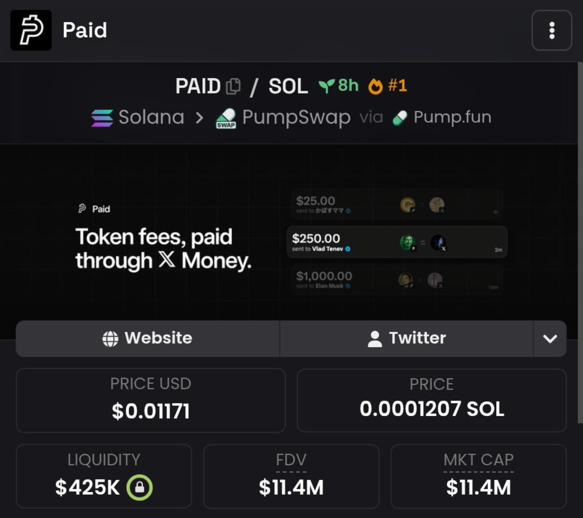 nbl_0x's tweet photo. 523X up from my call on $PAID 
My tg Chad's printing good from early entry gems https://t.co/XiOO4WFpDB