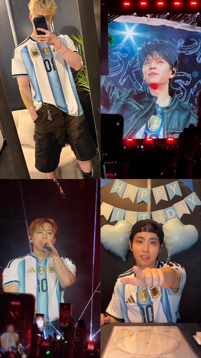 pauligaldeano's tweet photo. chk chk                      //.                    boom

Dioooos del edit a la vida real! Con parche de campeón y todo stray kids me hicieron la más feliz de la vida 🇦🇷💙🤍 https://t.co/YrlM6wBE4w