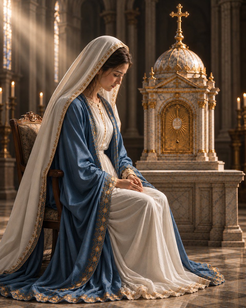 nesci1811's tweet photo. Mary, teach me to sit quietly in the presence of your Son, to adore Him, love Him, and remain with Him. https://t.co/0Fat4tC6Kj