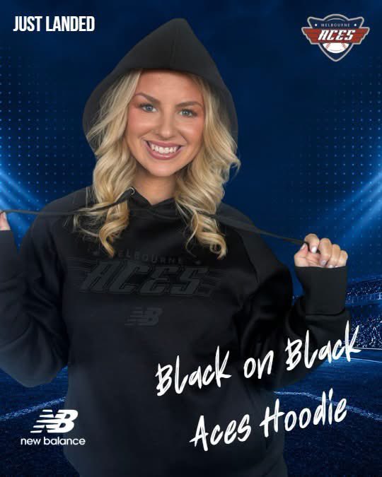 MelbourneAces's tweet photo. π€ BLACK ON BLACK HAS LANDED. π€
The Melbourne Aces x New Balance Black on Black Hoodie has just landed and itβs π₯π₯π₯
Clean. Classic. All Aces. βΎοΈ
IN STOCK NOW β get yours before theyβre gone!
π https://t.co/hmVdZ14Zj6
#MelbourneAces #BlackOnBlack #NewBalance #AcesMerch https://t.co/uHJiTTGH6A