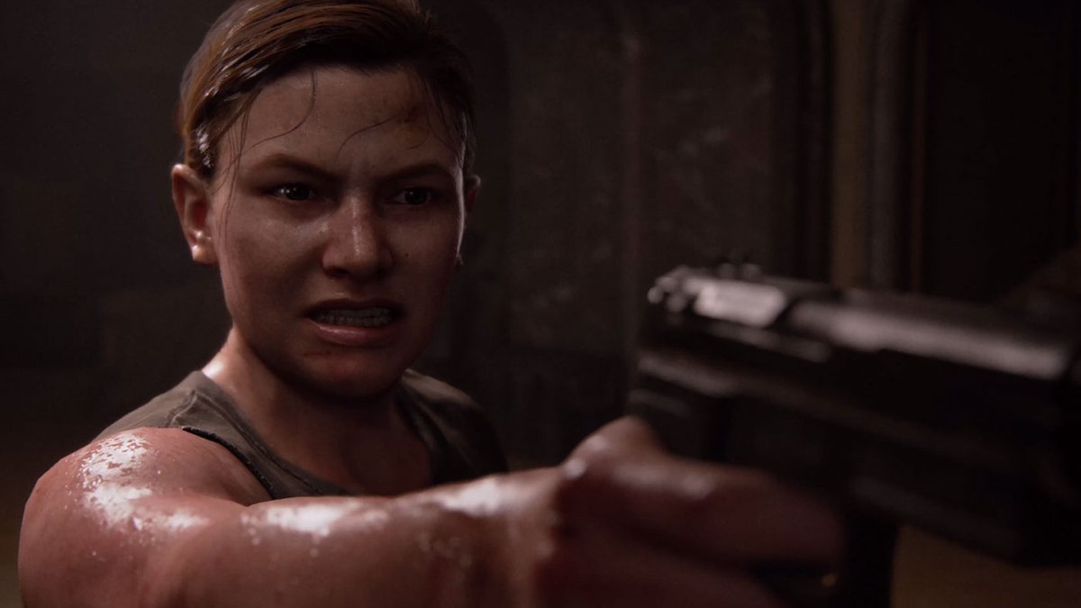 Rihizox's tweet photo. Donc la, 
Y'a vraiment des gens sur terre qui aime bien Abby dans The Last Of Us Part 2 ? 

J'ai pas encore fini le jeu hein mais j'ai du mal 
À deux doigts d'arrêter de jouer https://t.co/dCkX0TdDJk